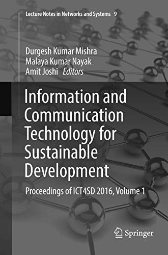 Information and Communication Technology for Sustainable Development