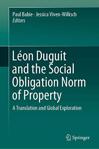 Léon Duguit and the Social Obligation Norm of Property