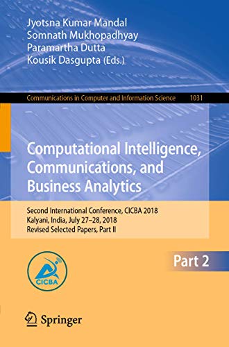 Computational Intelligence, Communications, and Business Analytics
