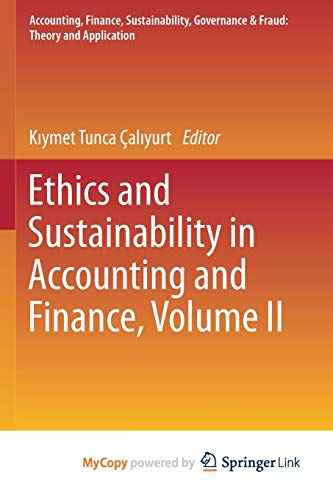Ethics and Sustainability in Accounting and Finance, Volume II