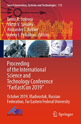 Proceeding of the International Science and Technology Conference 'FarEastСon 2019'