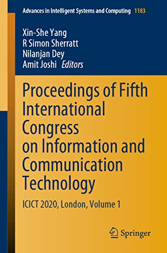 Proceedings of Fifth International Congress on Information and Communication Technology