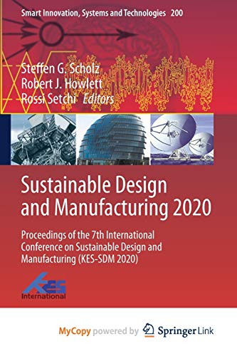 Sustainable Design and Manufacturing 2020