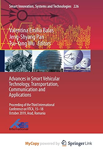 Advances in Smart Vehicular Technology, Transportation, Communication and Applications