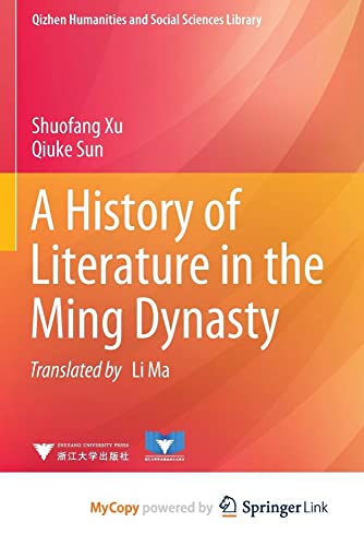 A History of Literature in the Ming Dynasty