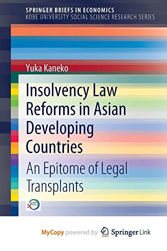 Insolvency Law Reforms in Asian Developing Countries
