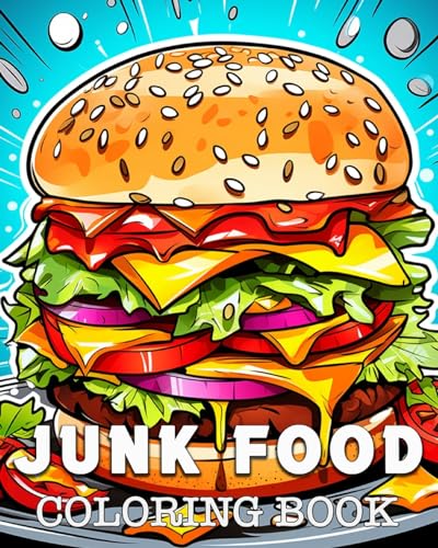 Junk Food Coloring Book