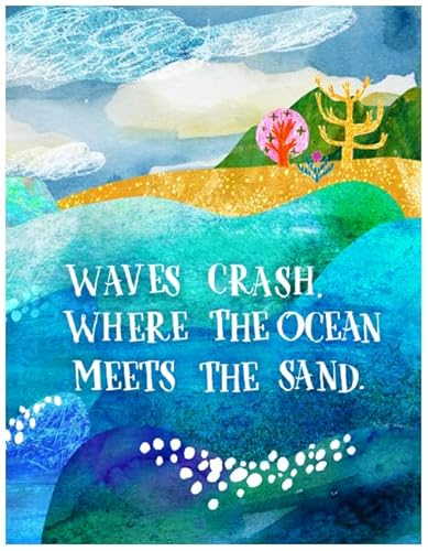 Where the Ocean Meets the Sand - Children's Book of the Ocean for Ages 3-8, Discover All The Exciting Things You Can See & Do On a Beach - Beautifully Illustrated Ocean Book for Toddlers