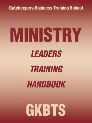 Ministry  Leaders Training  Handbook