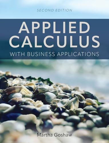 Applied Calculus with Business Applications