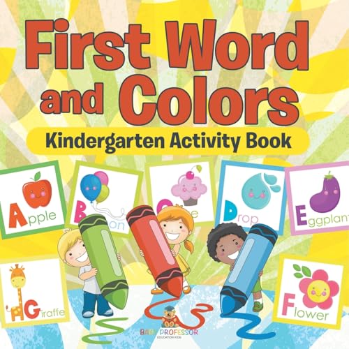 First Words and Colors Kindergarten Activity Book