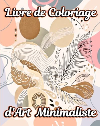 Livre de Coloriage d'Art Minimaliste