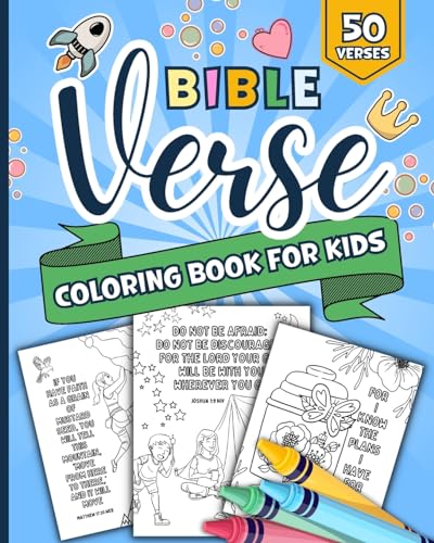 Bible Verse Coloring Book For Kids