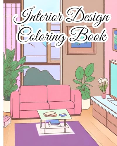 Interior Design Coloring Book