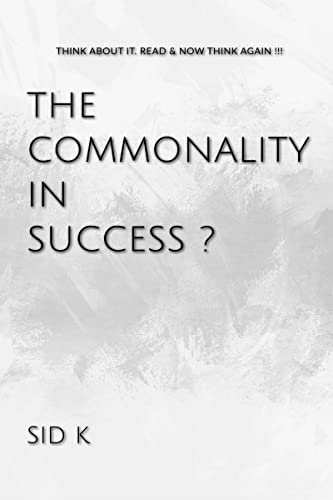 The Commonality In Success?
