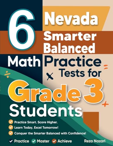 6 Nevada Smarter Balanced Math Practice Tests for Grade 3 Students