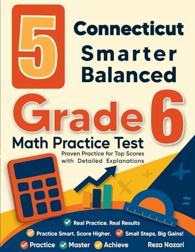 5 Connecticut Smarter Balanced Grade 6 Math Practice Tests
