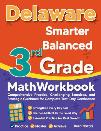 Delaware Smarter Balanced 3rd Grade Math Workbook