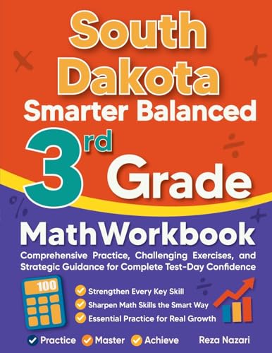 South Dakota Smarter Balanced 3rd Grade Math Workbook