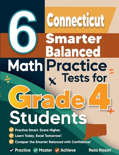 6 Connecticut Smarter Balanced Grade 4 Math Practice Tests