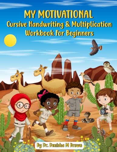 My Motivational Cursive Handwriting & Multiplication Workbook