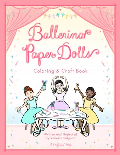 Ballerina Paper Dolls Coloring & Craft Book