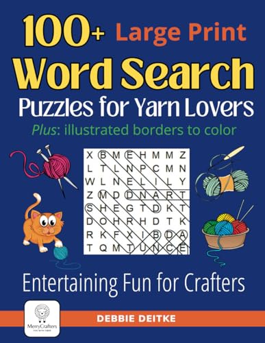 100+ Word Search Puzzles for Yarn Lovers