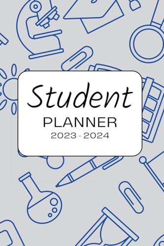 2023 - 2024 Student Planner for Middle & High School Students in Blue