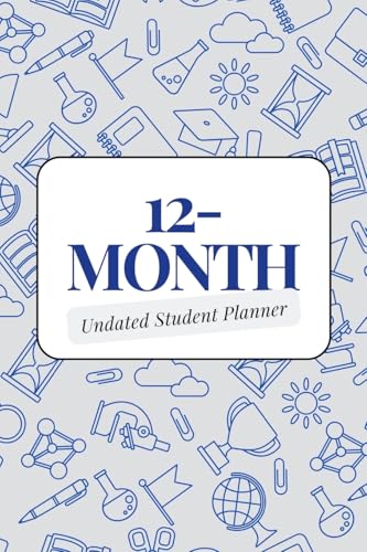 12-Month Undated Student Planner