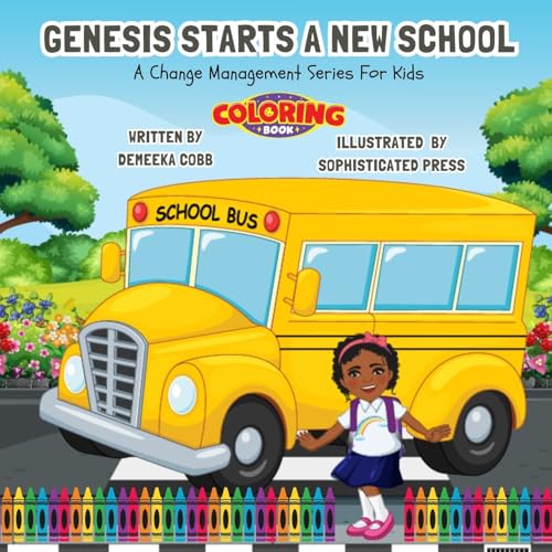 Genesis Starts A New School Coloring Book