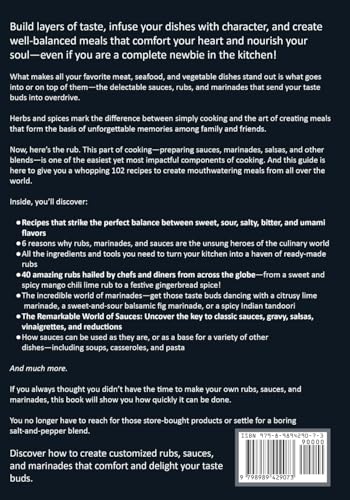 Sauces, Rubs, and Marinades