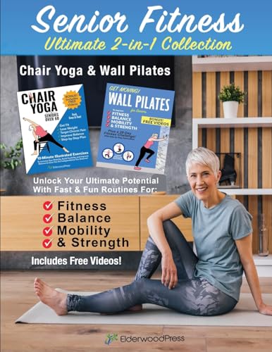 Senior Fitness Ultimate 2-in-1 Collection-Chair Yoga & Wall Pilates