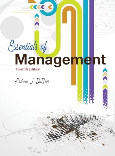 Essentials of Management -- 12e